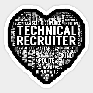 Technical Recruiter Heart Sticker